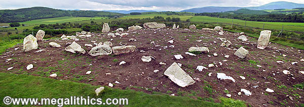 Tomanverie recumebnt stone circle 1999